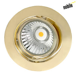 Indbygningslampe DOWNLIGHT N 5049, 83mm, GX5,3, 12V, med snapring, drejelig, guld