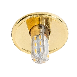 Recessed luminaire for starry sky N 411, � 3cm, G4, gold
