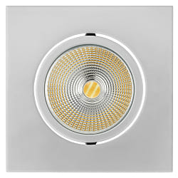 downlight 5068Q ECO FLAT SCCT 38� DIM C square, swivelling, CCT Switch IP40, chrome matt dimmable