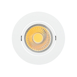 Downlight A 5068 T FLAT rund IP40, hvid mat d�mpbar