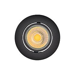 Downlight A 5068 T FLAT rund IP40, sort mat d�mpbar