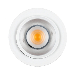 Spot 9W DS rund IP20, hvid mat d�mpbar