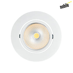 recessed luminaire 5068 ECO FLAT BIO dimmable IP40, clear, white matt dimmable 8W 530lm 4000K CRI 97