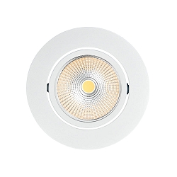 recessed luminaire 5068 ECO FLAT BIO dimmable IP40, clear, white matt dimmable 8W 480lm 3000K CRI 97