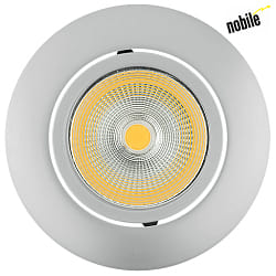 recessed luminaire 5068 ECO FLAT BIO dimmable IP40, chrome matt, clear dimmable 8W 480lm 3000K CRI 97