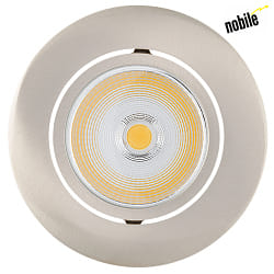 recessed luminaire 5068 ECO FLAT BIO dimmable IP40, clear, brushed nickel dimmable 8W 530lm 4000K CRI 97