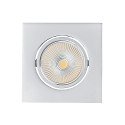Downlight 5068Q ECO FLAT BIO firkantet IP40, chrom d�mpbar