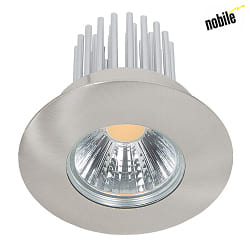 LED Recessed spot DOWNLIGHT A 5068 S IP44, 80mm, COB LED, 12W, 38, 3000K, nickel brushed