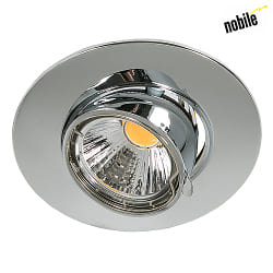 Recessed luminaire DOWNLIGHT N 5800, 110mm, GX5,3, 12V, rotatable and swiveling, chrome