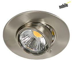 Recessed luminaire DOWNLIGHT N 5800, 110mm, GX5,3, 12V, rotatable and swiveling, nickel brushed