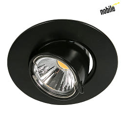 Recessed luminaire DOWNLIGHT N 5800, 110mm, GX5,3, 12V, rotatable and swiveling, black