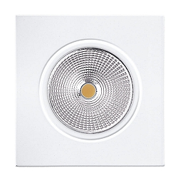 Downlight 5068Q ECO FLAT TUN firkantet IP40, hvid mat 
