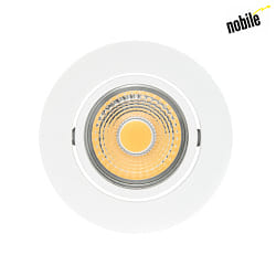 downlight A 5068 T FLAT BIO dimmable IP40, clear, white matt dimmable
