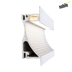 Tilbehr til Flexible LED SMD Aluminiumsprofil Indbygningslampe, 2m, til strips op til 12,5mm