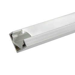 Aluminium Hj�rne Profil 2 OP, 200cm, til LED Strips op til 1.2cm bredde