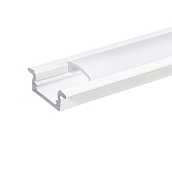 Aluminium T-Profil 2 OP, 200cm, til LED Strips op til 1.2cm bredde, hvid mat