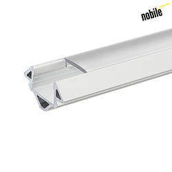 Aluminium Hjrne Profil 3 TP, 200cm, til LED Strips op til 14 mm, hvid matt