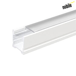 Aluminium U-Profil 4 TP, 200cm, til LED Strips op til 13 mm, hvid matt