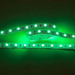 LED Strip Flexible LED SMD 5050, IP20, 24V 14.4W/m, GR�N, 200cm
