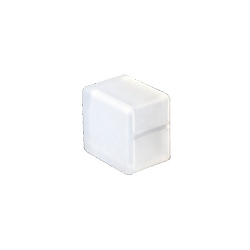 Endkappe LED NEON SMD 1516 RGB mekanisk, s�t med 10, m�lkeagtig, gennemsigtig