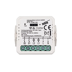 MATTER-WIFI - FLUSH MOUNTING - NON-DIM omskiftelig