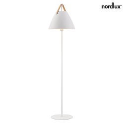 design for the people by Nordlux Standerlampe STRAP, højde 153.7cm, skærm Ø 36cm, E27, hvid