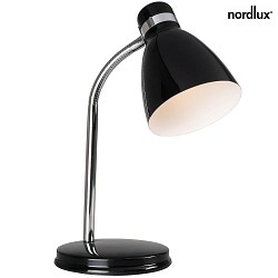 Nordlux Bordlampe CYCLONE, E14, IP20, Flexarm, sort