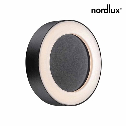 Nordlux LED Udendørslampe TETON LED Væg-/Loftlampe, 12W LED, 3000K, 440lm, IP54, sort