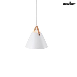 design for the people by Nordlux Pendel STRAP 27, 27cm, E27, IP20, metal, hvid