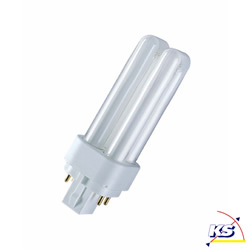 Osram Kompakt-Leuchtstofflampe DULUX D/E, G24q-2, 18W/840 neutral white