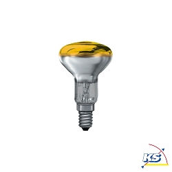 Reflector lamp R50, 25W, E14, 230V, yellow