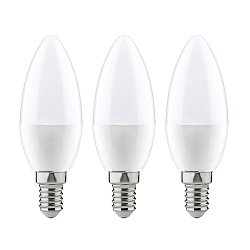 Paulmann LED 3-pack 4W E14 2700K 250lm, kerteformet
