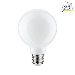 LED Filament Globe Lamp G95, 230V, E27, 7.5W 2700K 806lm, dimmable, glass opal