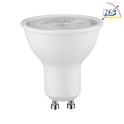 LED Reflector lamp, 230V, GU10,  7W 2700K 460lm 900cd 36, dimmable, white matt