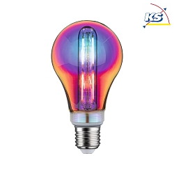 LED Deco Filament Pear Lamp A75 Fantastic Colors Inner Tube, 230V, E27, 5W 2700K 470lm, dimmable, dichroic