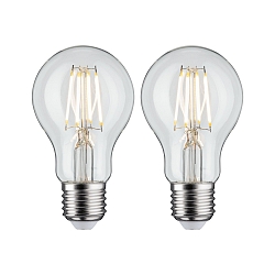 Gl�dep�re standard FILAMENT A60 s�t med 2, omskiftelig E27 5W 470lm 2700K CRI >80 