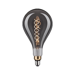 Dekorativ gl�delampe FILAMENT BIG DROP DOUBLE SPIRAL E27 7W 200lm 1800K CRI >80 d�mpbar