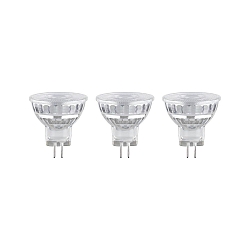 LED reflektorp�re s�t med 3 GU4 2W 184lm 2700K 36� CRI 80-89