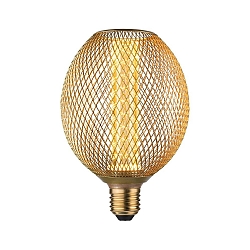 LED gl�delyskilde METALLIC GLOW GLOBE SPIRAL omskiftelig E27 4,2W 200lm 1800K CRI >80 