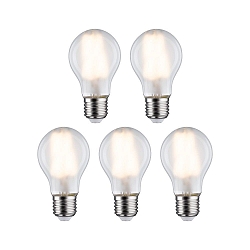 LED lyskilde p�re form s�t med 5 E27 7W 806lm 2700K CRI 80-89