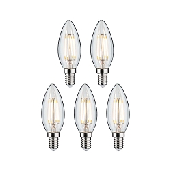 Gl�dep�re kerteformet s�t med 5 E14 5W 470lm 2700K CRI 80-89