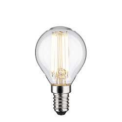 Gl�dep�re dr�beformet ECO-LINE DROP omskiftelig P45 klar E14 4W 840lm 3000K 360� CRI >80  klar
