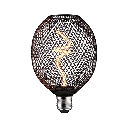 LED gl�delyskilde METALLIC GLOW GLOBE  3-STEP DIM E27 4W 160lm 1800K CRI >80 d�mpbar