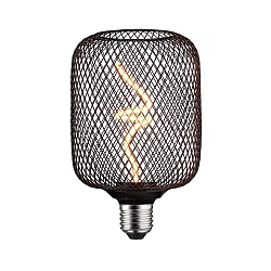LED gl�delyskilde METALLIC GLOW CYLINDER 3-STEP DIM E27 4W 160lm 1800K CRI >80 d�mpbar