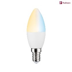 LED lyskilde kertefrmet C38 tunable white, ZigBee styrbar E14 5W 400lm 2700K CRI >80 dmpbar