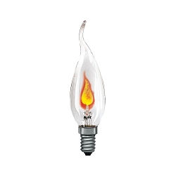 Lyskilde kerteformet COSYLIGHT, 3W, E14, klar � vindst�d
