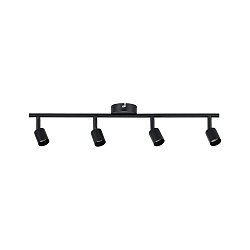 Spot CAROLINA 4-flammer GU10, sort mat d�mpbar