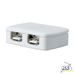 LED Junction box YOUR LED JUNCTION BOX, 4-fold, white, plastic