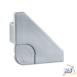 Tilbehr DELTA Profil Endekappe, st af 2, aluminium matt