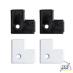 Accessories for YOUR LED Corner connector 90, set of 4, white/black